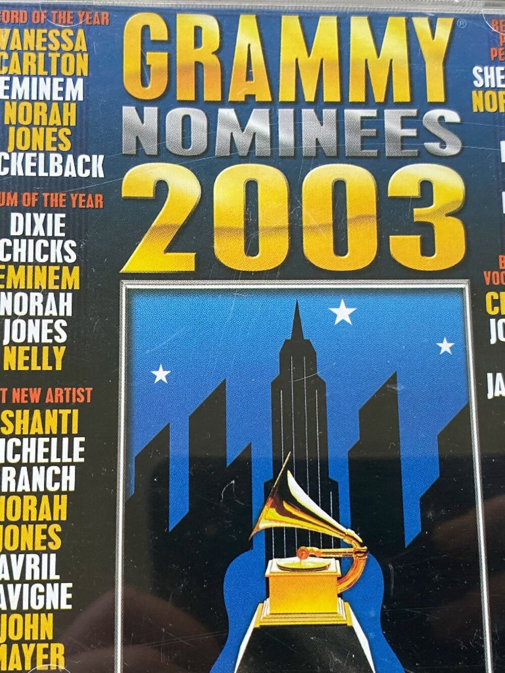 Grammy Nominees 2003 CD